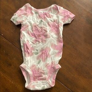 Floral Pink Baby One Piece